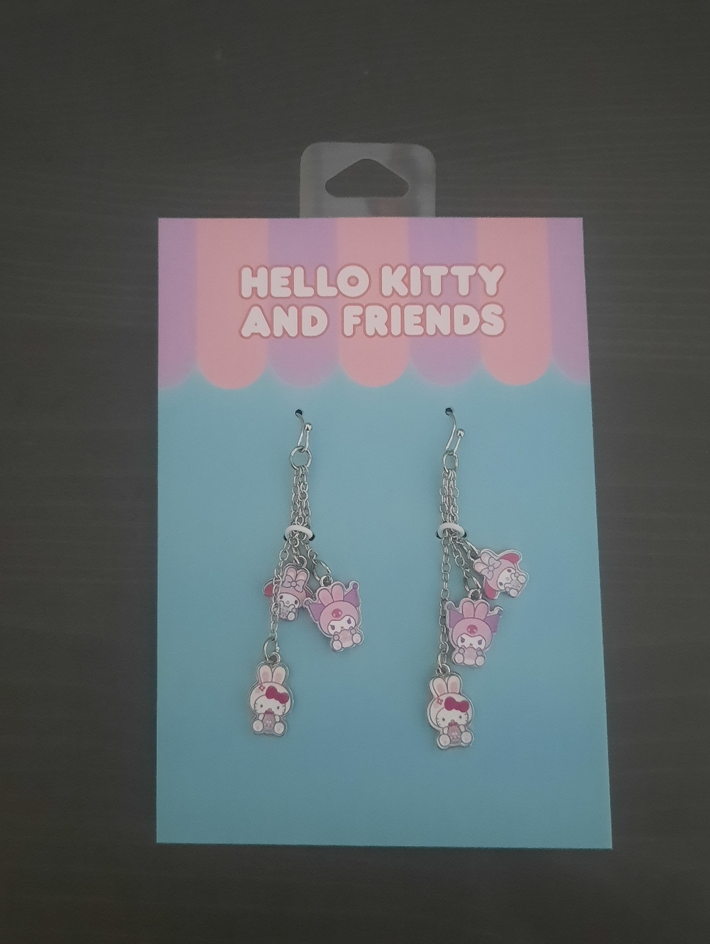 Hello Kitty and Friends Charm Drop Earrings